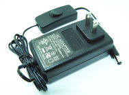 อเมริกัน 2 หมุด DC Switching Power Supply Adapter สำหรับกล้องวงจรปิด / แท็บเล็ตพีซี
