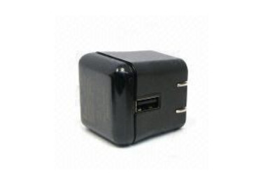 สีดำน้ำหนักเบาสากล USB Power Adapter 5V 10mA - 2.100mA