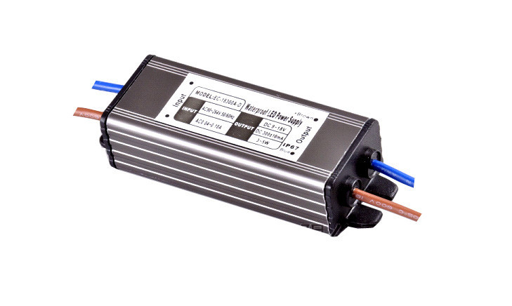 300mA 3W - 5W IP68 คงที่ในปัจจุบันการจ่ายไฟ LED กันน้ำ