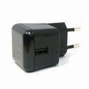 11W 5V 1A-2.1A USB แบบพกพายูนิเวอร์แซ AC DC Power Adapter เสียบสหภาพยุโรปมาตรฐาน EN 60950-1