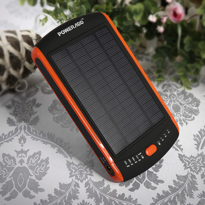 ธนาคารพลังงานแสงอาทิตย์กันน้ำ 23000mah ชาร์จพลังงานแสงอาทิตย์ความจุสูงสำหรับโทรศัพท์ / แล็ปท็อป