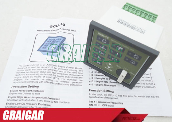 Kutai GCU-10 เครื่องยนต์ราชการอิเล็กทรอนิกส์ควบคุมเครื่องปั่นไฟหน่วยควบคุม 9V ถึง 36 V DC