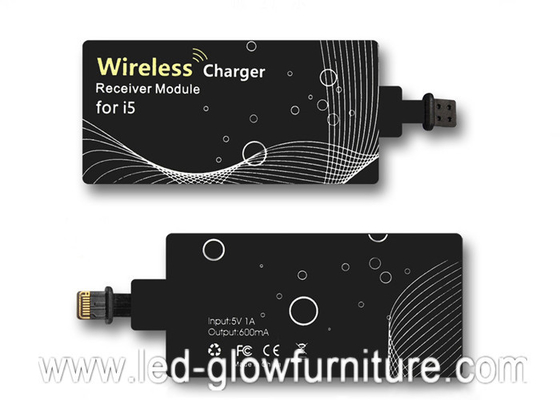 มาร์ทโฟนไร้สาย Qi ธนาคารชาร์จไฟชาร์จ Receiver ตัวรับอะแดปเตอร์