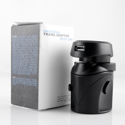อะแดปเตอร์ International Travel ไฟ AC กับ USB Port และฟิวส์ป้องกัน