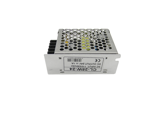 โลหะ Cased การสลับโหมด Power Supply เอาท์พุท 24V 1.25A