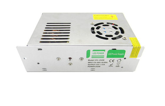 ประสิทธิภาพสูง Switching Power Supply Adapter DC12V 250W, CE ได้รับการรับรอง