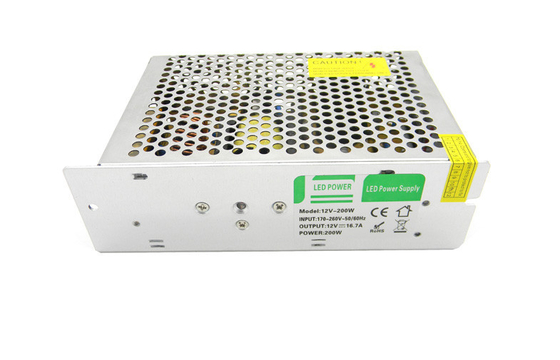 200W Switching AC ไป DC Power Adapter คงที่ในปัจจุบันด้วย AC100-240V