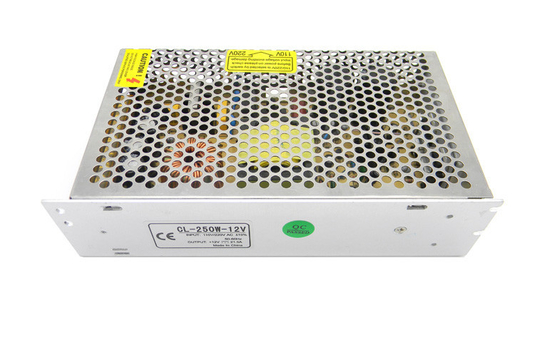 โลหะ 20A 12V Switching Power Supply 250W Hi-หม้อ, RoHS ได้รับการรับรอง