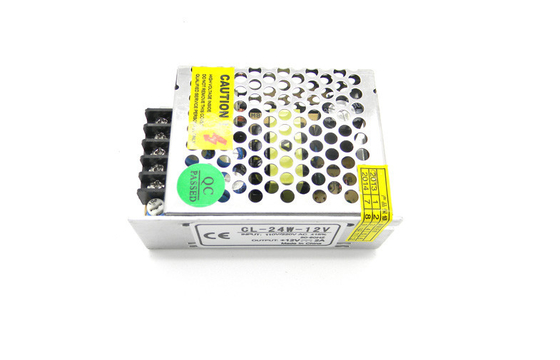 12V 2A การสลับโหมดเพาเวอร์ซัพพลาย Hi-หม้อกว่าป้องกันแรงดันไฟฟ้า