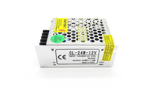 12V 2A การสลับโหมดเพาเวอร์ซัพพลาย Hi-หม้อกว่าป้องกันแรงดันไฟฟ้า