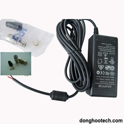 สีดำ / สีเทา Switching Power Supply กล้อง Adaptor 12V DC 6Pin Hr10A-7P-6S (73)