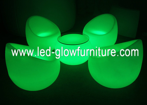 โมเดิร์นสีเปลี่ยนชาร์จ LED เก้าอี้กับอะแดปเตอร์สำหรับการตกแต่งงานแต่งงาน
