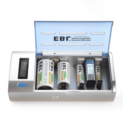 ยูนิเวอร์แซจอแอลซีดีสมาร์ทด่วนชาร์จแบตเตอรี่และ Discharger สำหรับแบตเตอรี่ AA Ni-CD