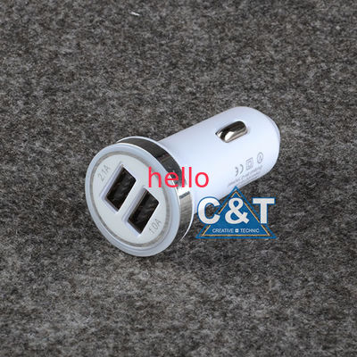 หุ่นยนต์สากล USB Power Adapter Car Charger สำหรับมาร์ทโฟน
