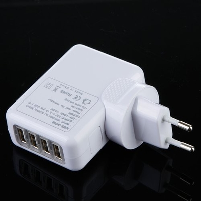 4 พอร์ต USB สากลชาร์จกำแพง AC Adapter สำหรับบ้านหลายปลั๊ก