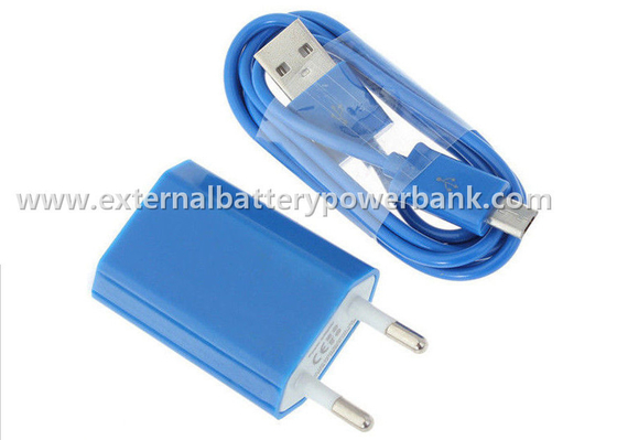 ที่มีสีสันชาร์จ 5V 1A สากล USB ชาร์จเสียบสหภาพยุโรปสำหรับ Samsung / iPhone