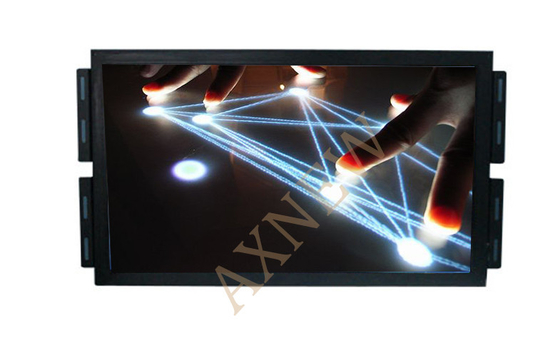 21.5 &quot;คีออสติดผนัง Multi-Touch จอแอลซีดี 1000: 1 คู่จอสัมผัส