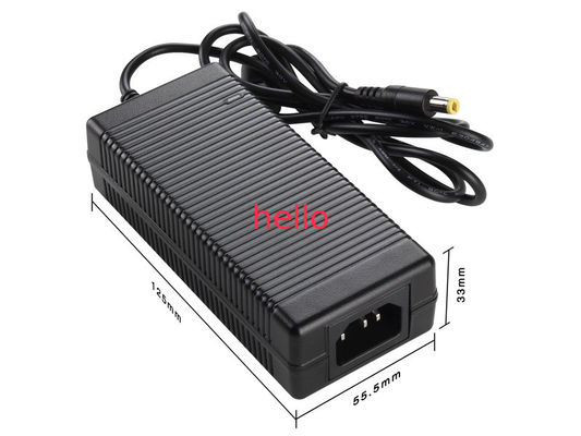 ดำ 12V 5A AC Adapter คอมพิวเตอร์เดสก์ท็ Power Adapter