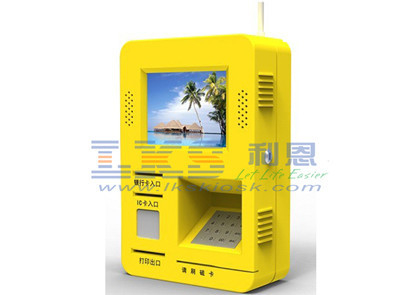 ตู้หน้าจอสัมผัสแบบโต้ตอบติดผนังพร้อมแถบแม่เหล็ก / RF / IC การ์ด