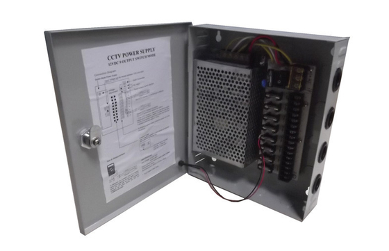 12V 5Amps กล้องวงจรปิดกล่องเพาเวอร์ซัพพลาย 9 ช่อง, กล้องวงจรปิดพาวเวอร์ซัพพลาย