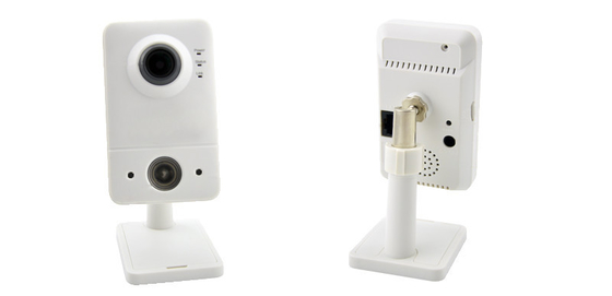 กล้อง IP ขาวเครือข่ายกล้องวงจรปิด / อัจฉริยะอินเทอร์เน็ต 1.3MP HD Cube