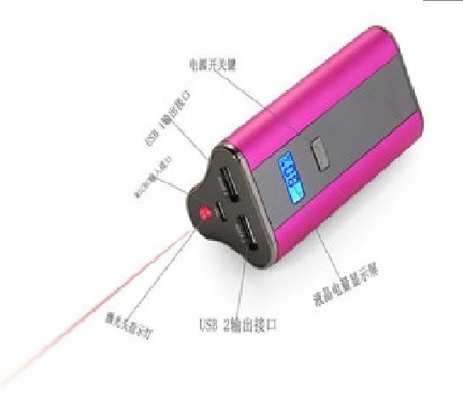 โทรศัพท์มือถือ / รถ 5V เพาเวอร์ซัพพลายมือถือที่มี 7800MAH LED