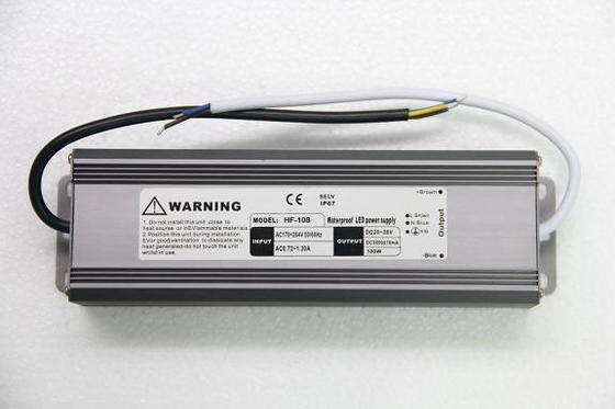 108W 3200mA AC ไป DC คงที่ในปัจจุบัน LED พาวเวอร์ซัพพลาย 170V - 250V, IP68 มินิเพาเวอร์ซัพพลาย