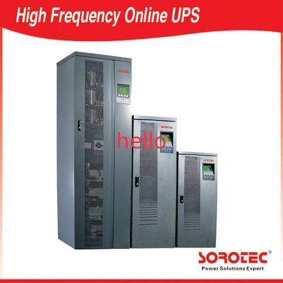20 - 80 KVA เครื่องจ่ายไฟแบบต่อเนื่อง 3 เฟส 4 สาย UPS แบบความถี่สูง
