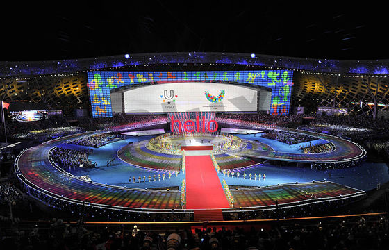 เวทีหน้าจอใส Sigular เพาเวอร์ซัพพลาย LED สำหรับพิธีเปิด