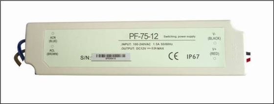 มินิ 75W 60Hz แรงดันคง LED Driver 240V AC, 300VAC แรงดันสูงไดร์เวอร์ LED