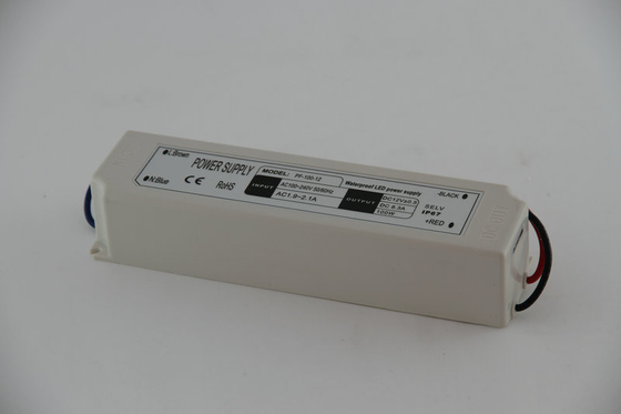100W 50Hz แรงดันไฟฟ้าคงประสิทธิภาพ 12 โวลต์ไดร์เวอร์ LED มีการป้องกันเกิน