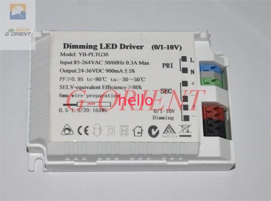 ยูนิเวอร์แซ 600mA 0-10V PWM หรี่แสงคงที่ในปัจจุบันแหล่งจ่ายไฟ LED Driver
