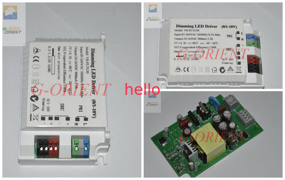 ยูนิเวอร์แซ 600mA 0-10V PWM หรี่แสงคงที่ในปัจจุบันแหล่งจ่ายไฟ LED Driver