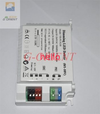 ยูนิเวอร์แซ 600mA 0-10V PWM หรี่แสงคงที่ในปัจจุบันแหล่งจ่ายไฟ LED Driver