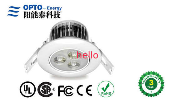 แรงดันไฟฟ้าคง 9W LED ลงโคมไฟ 277Volt โรงแรมที่มีโลโก้ที่กำหนดเอง