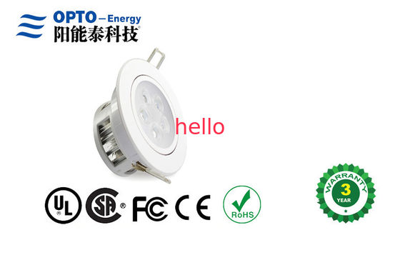 แรงดันไฟฟ้าคง 9W LED ลงโคมไฟ 277Volt โรงแรมที่มีโลโก้ที่กำหนดเอง
