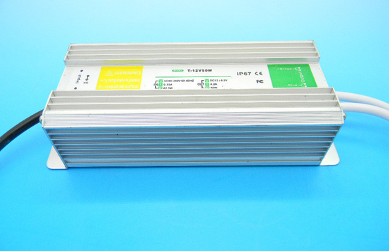 IP67 กันน้ำ LED ไดร์เวอร์ DC12V 50W กว่าแรงดันไฟฟ้า, ความต้านทานแรงกระแทก