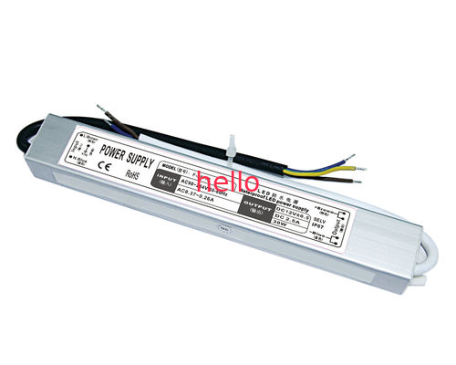 IP67 กันน้ำ LED พาวเวอร์ซัพพลาย 30W สำหรับกล้อง CCTV, LED Driver Dimming