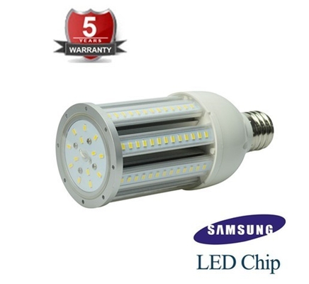 พลังงานสูง 36W LED Wallpack 110lm / w กลางแจ้ง IP65 LED กันน้ำข้าวโพดโคมไฟหลอดไฟ