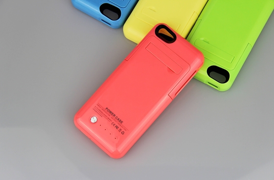 หลายสีบาง iPhone ในกรณีที่แบตเตอรี่ 2200mAh แบตเตอรี่สำรองสำหรับ iPhone 5