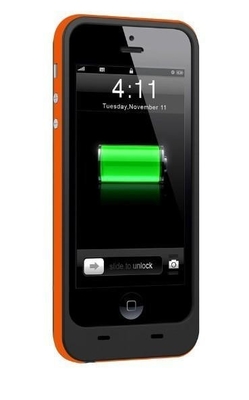 ไร้สายชาร์จไฟฝาครอบแบตเตอรี่กลับ Power Pack สำหรับ Apple iPhone 5 กรณีแบตเตอรี่