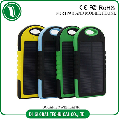 อัลตร้า 4000mAh บาง 5000mAh พกพามือถือพลังงานธนาคารแบตเตอรี่พลังงานแสงอาทิตย์
