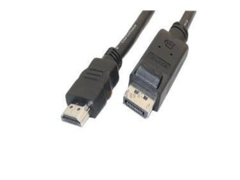 DisplayPort 1.1 USB Data Transfer สาย HDMI 1.3b ดำพีวีซี Premold