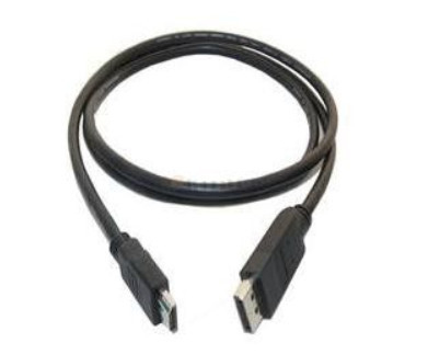 DisplayPort 1.1 USB Data Transfer สาย HDMI 1.3b ดำพีวีซี Premold