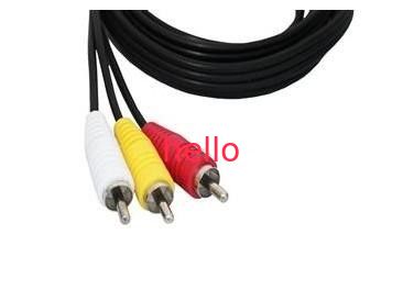 ถ่ายโอนความเร็วสูง USB สายเคเบิลข้อมูลอาร์ซีเอเสียง / สายวิดีโอ