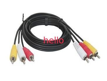 ถ่ายโอนความเร็วสูง USB สายเคเบิลข้อมูลอาร์ซีเอเสียง / สายวิดีโอ