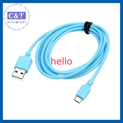 สีมาร์ทโฟนไมโคร USB Data Transfer สายระดับ Hi-Speed ​​2-in-1