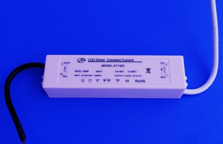 ROHS LED แหล่งจ่ายไฟคงที่ในปัจจุบัน 24V DC, LED Light Driver